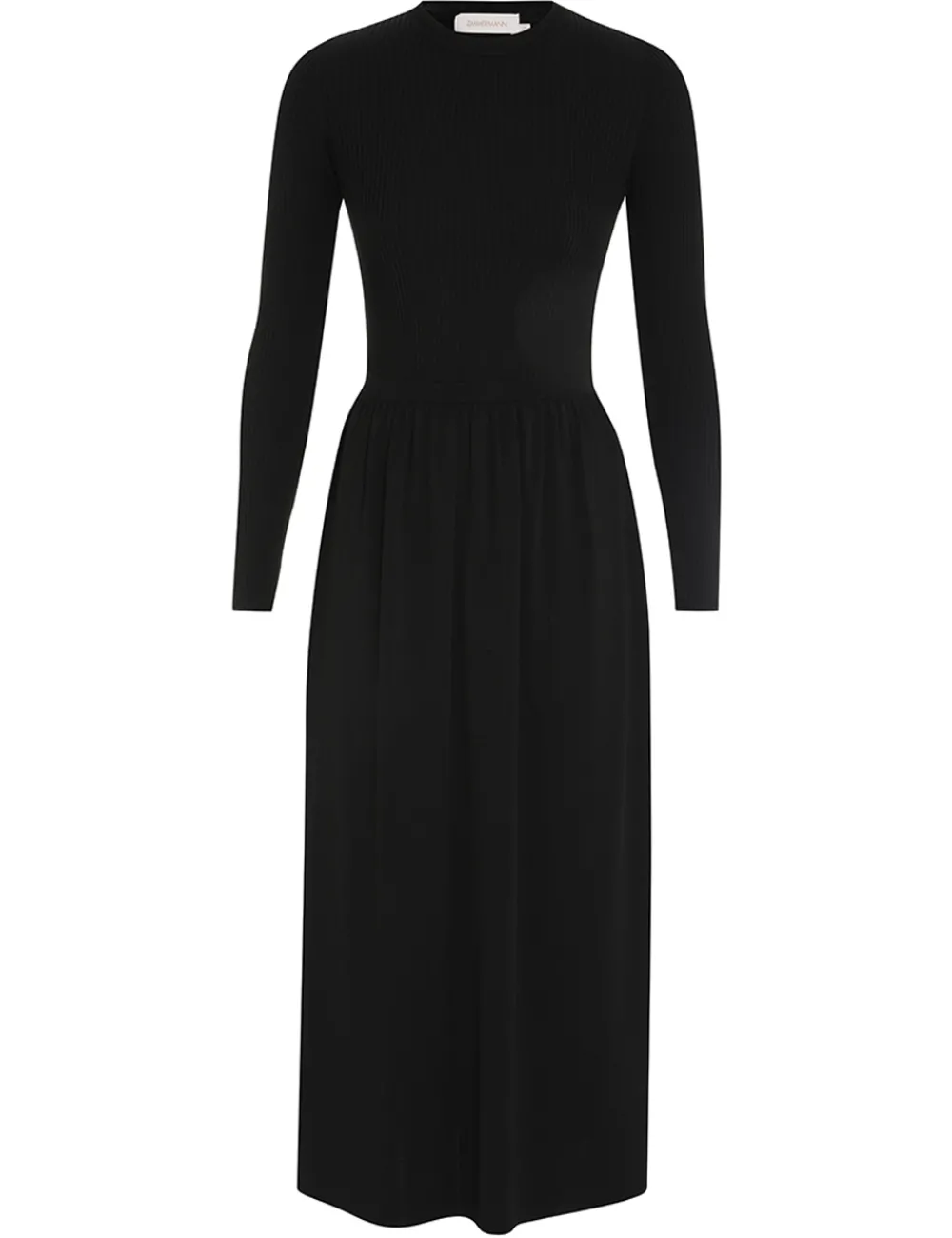 ZIMMERMANN Rib Midi Dress-Women Dresses