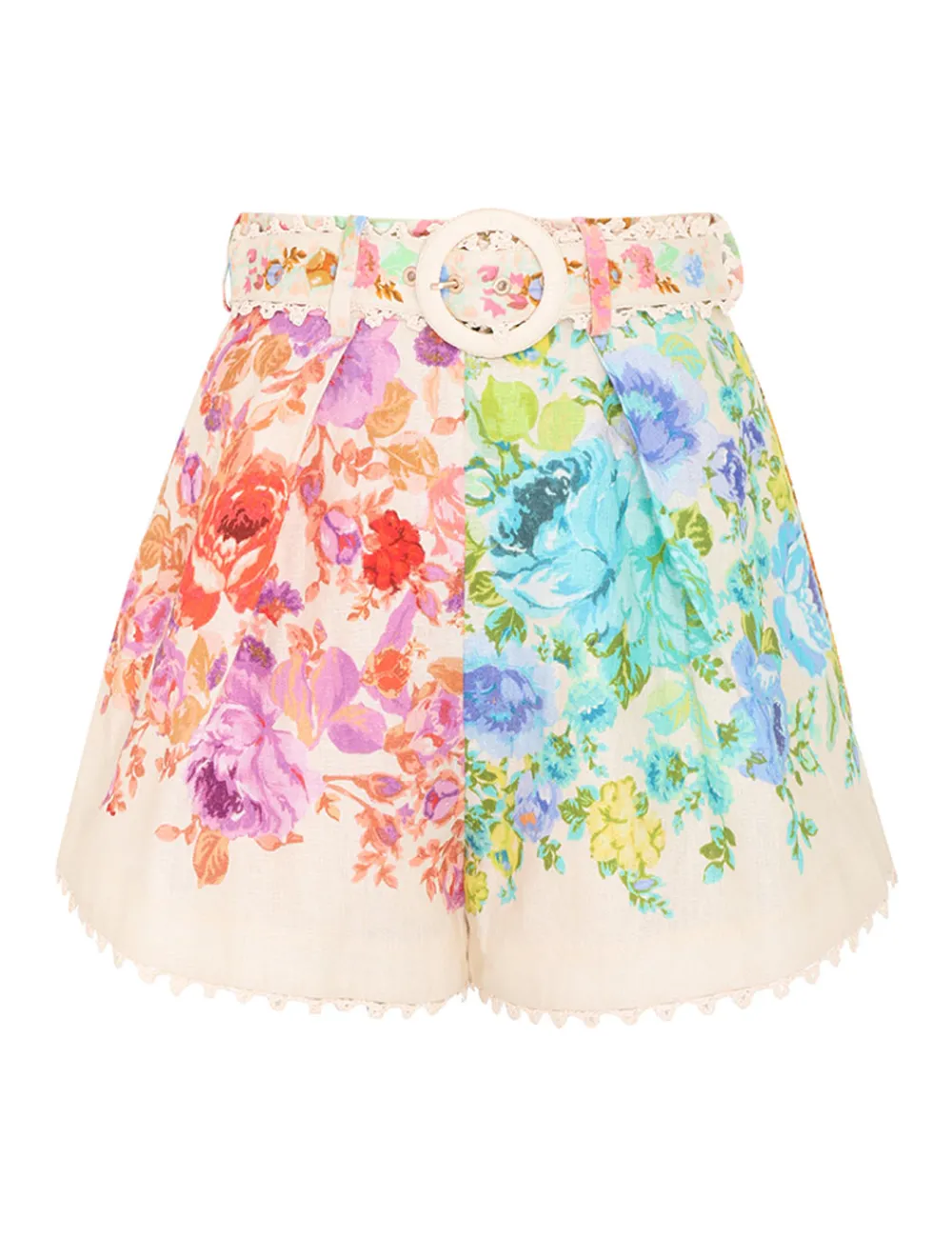 ZIMMERMANN Raie Tuck Short-Women Clothing