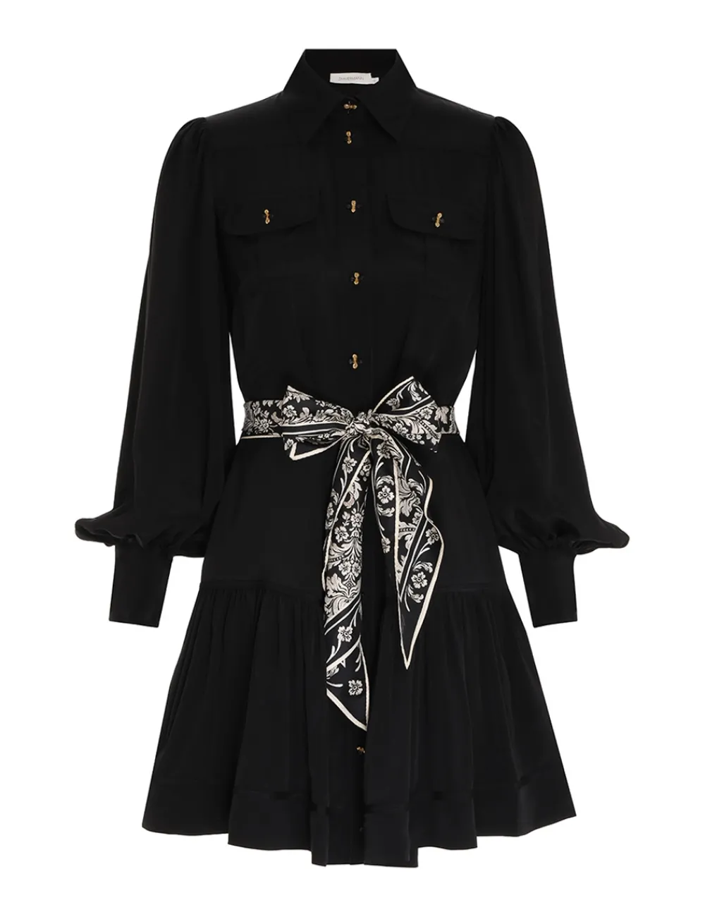 ZIMMERMANN Shirt Mini Dress-Women Luminosity