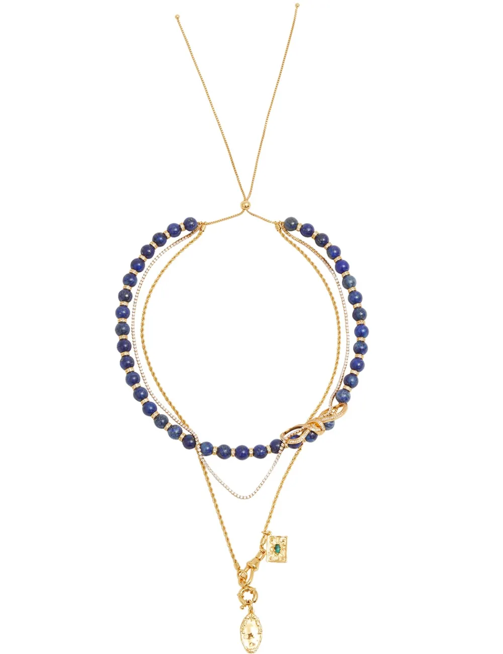 ZIMMERMANN Tangled Collage Chain Necklace-Women Accessories