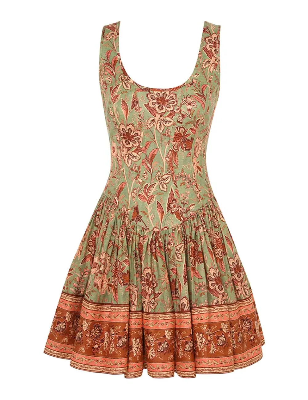 ZIMMERMANN Junie Panelled Mini Dress-Women Dresses & Coverups