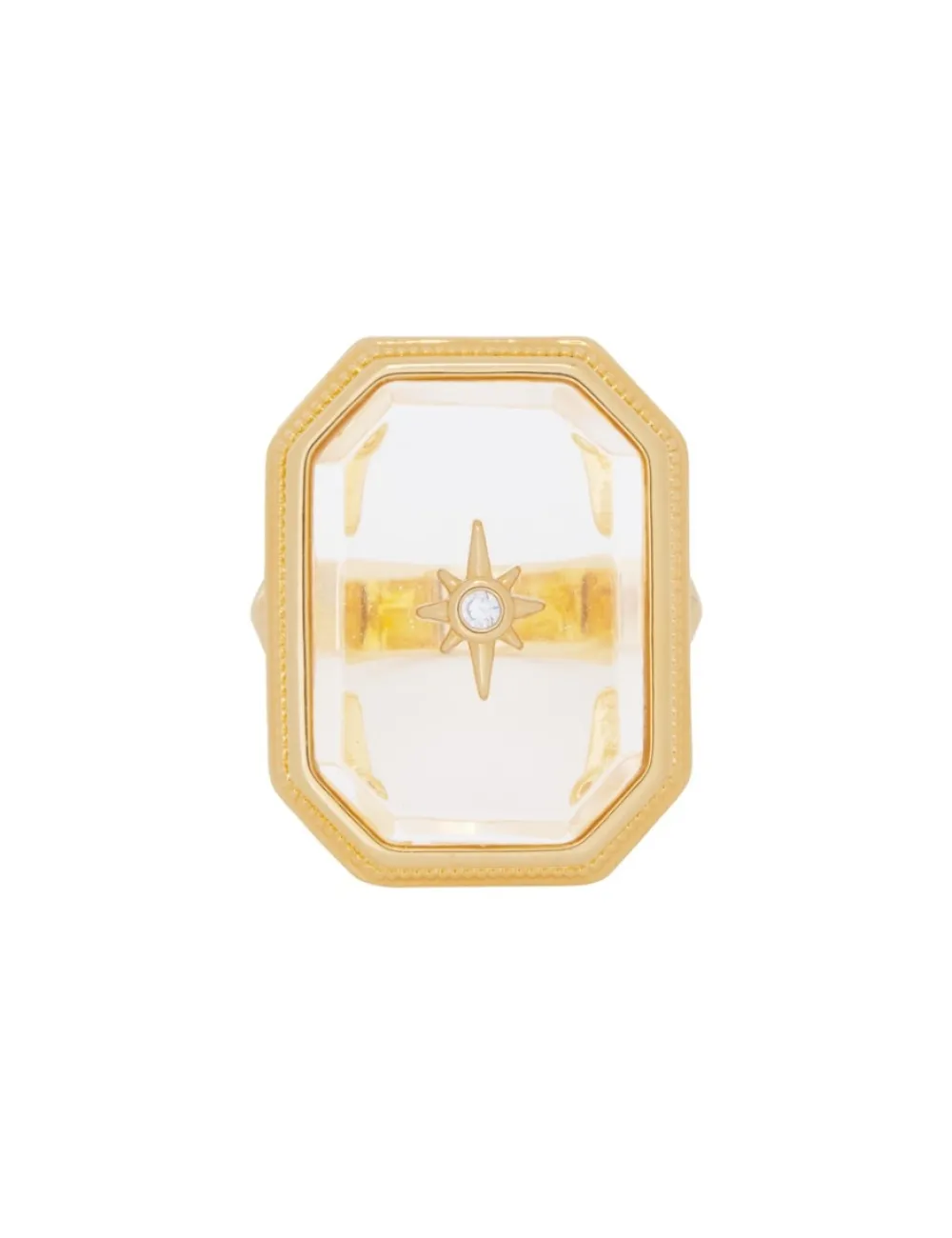 ZIMMERMANN Crystal Signet Ring-Women Accessories