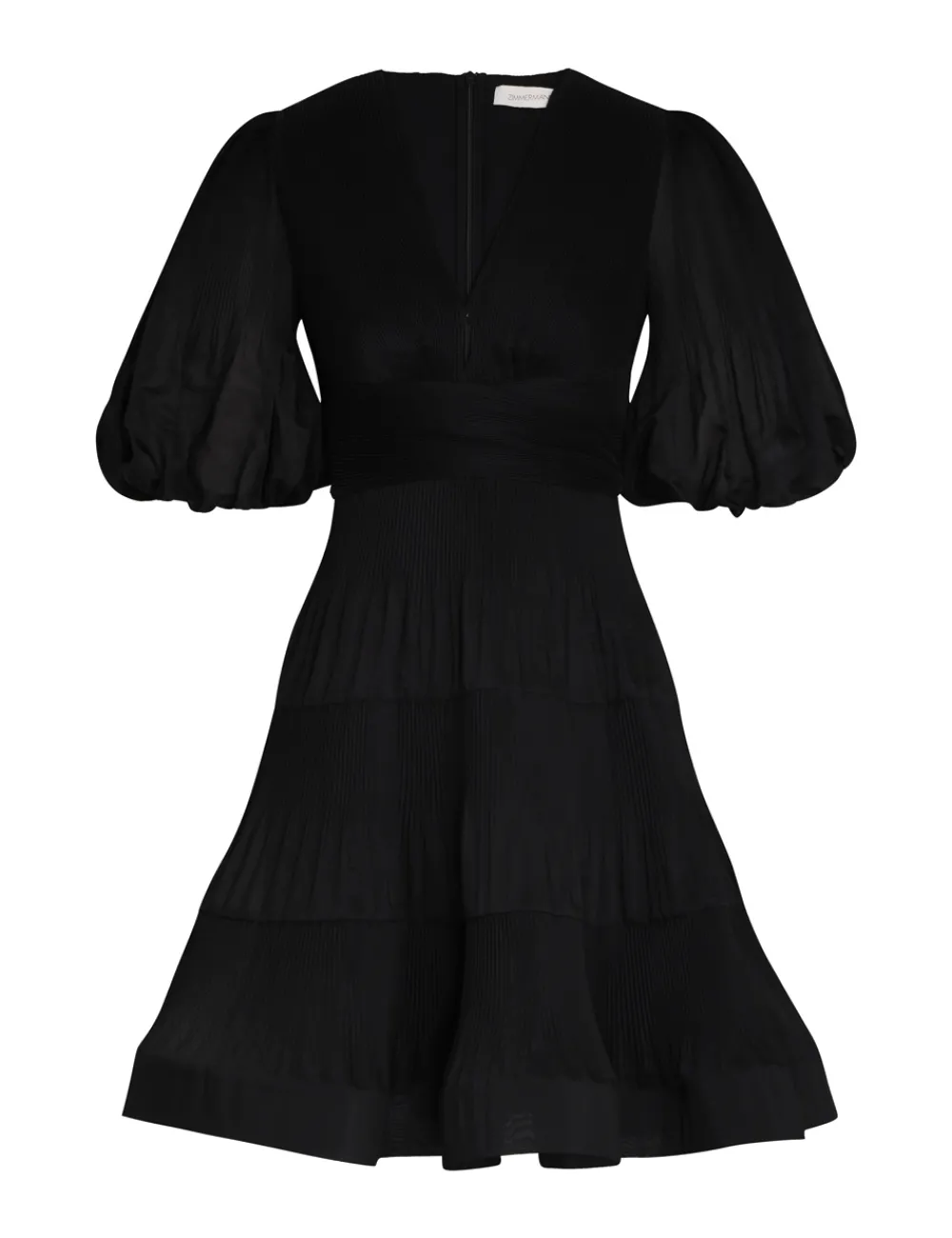 ZIMMERMANN Pleated Mini Dress-Women Dresses