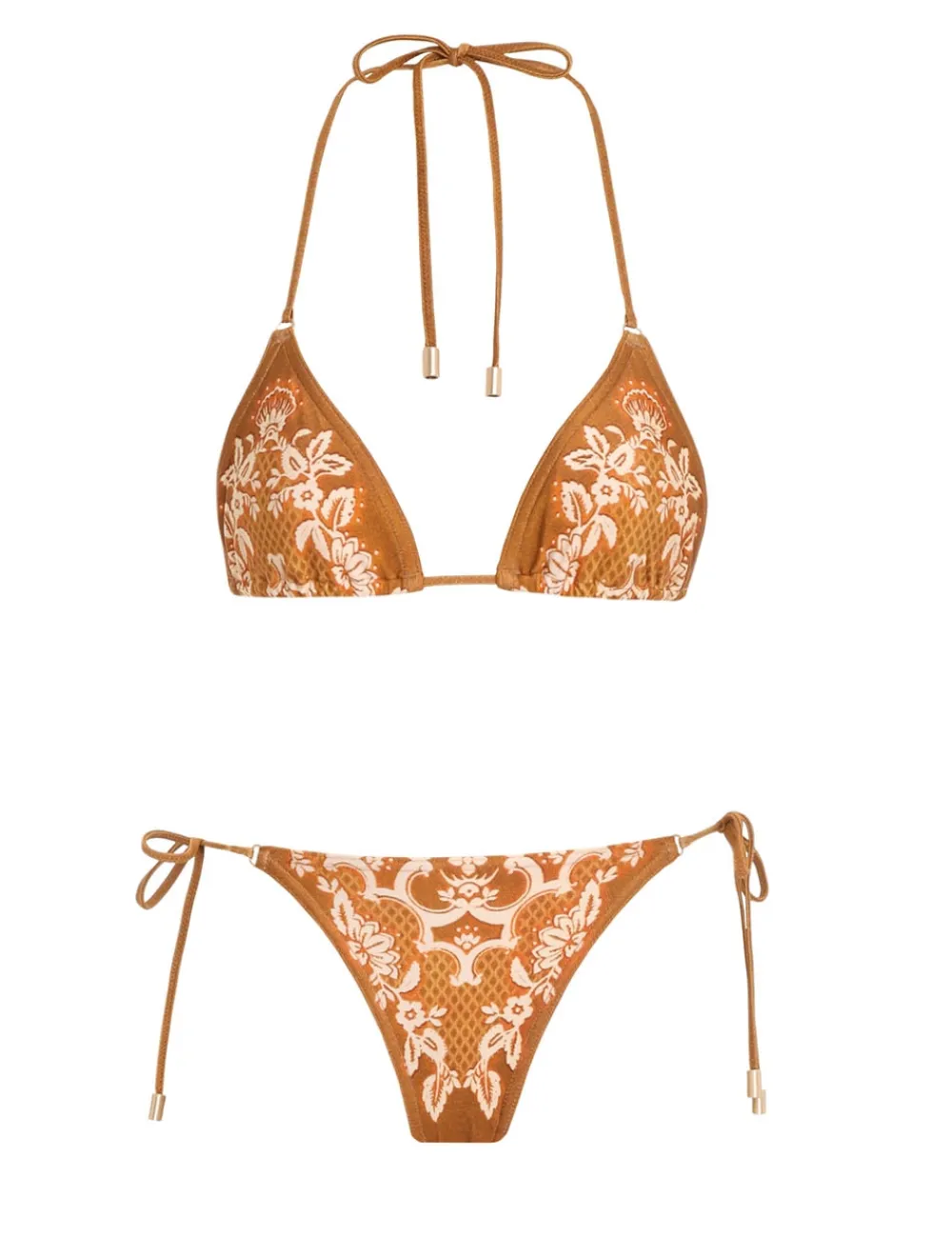 ZIMMERMANN Raie Placement Mini Tri-Women Bikinis