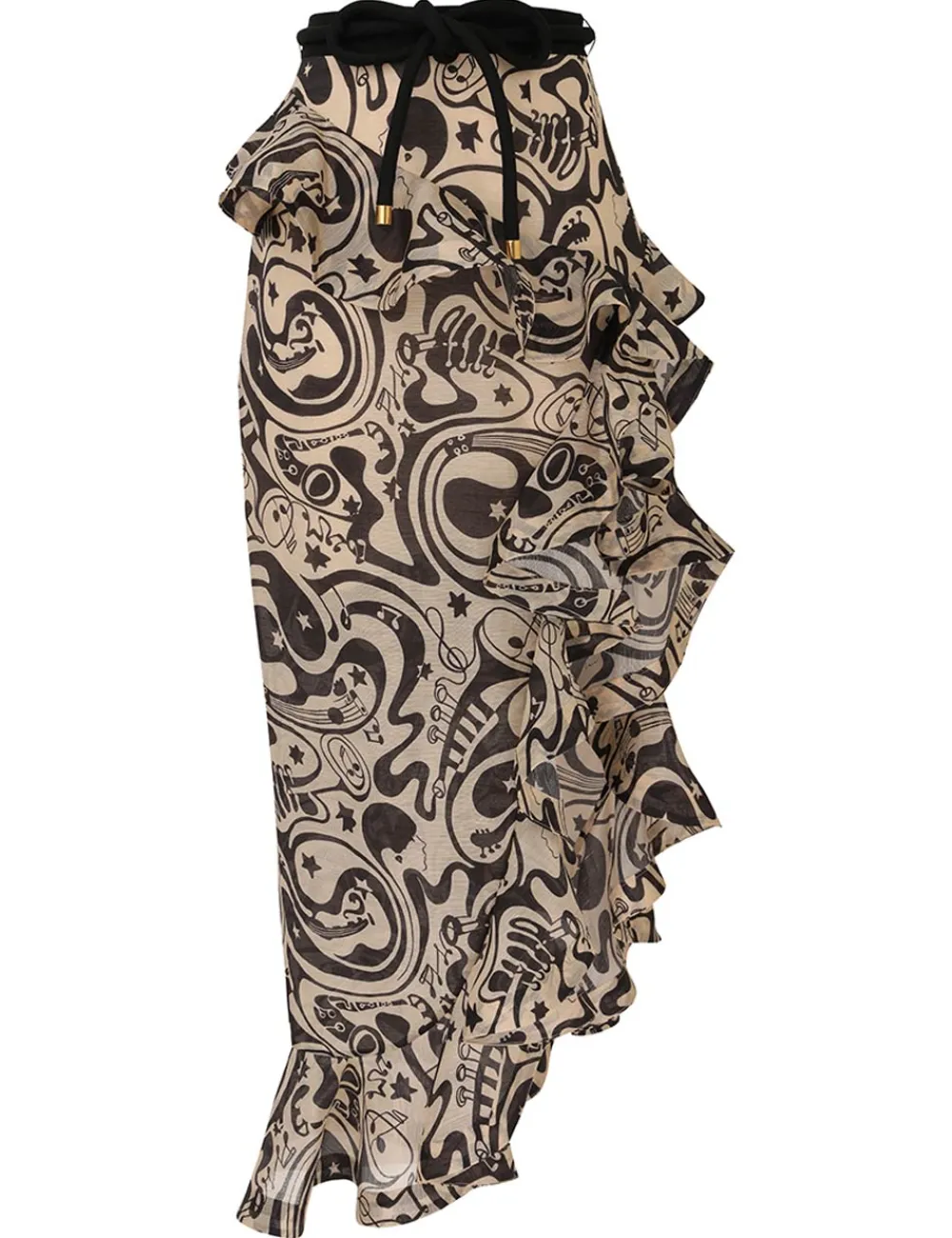 ZIMMERMANN Matchmaker Waterfall Skirt-Women Skirts