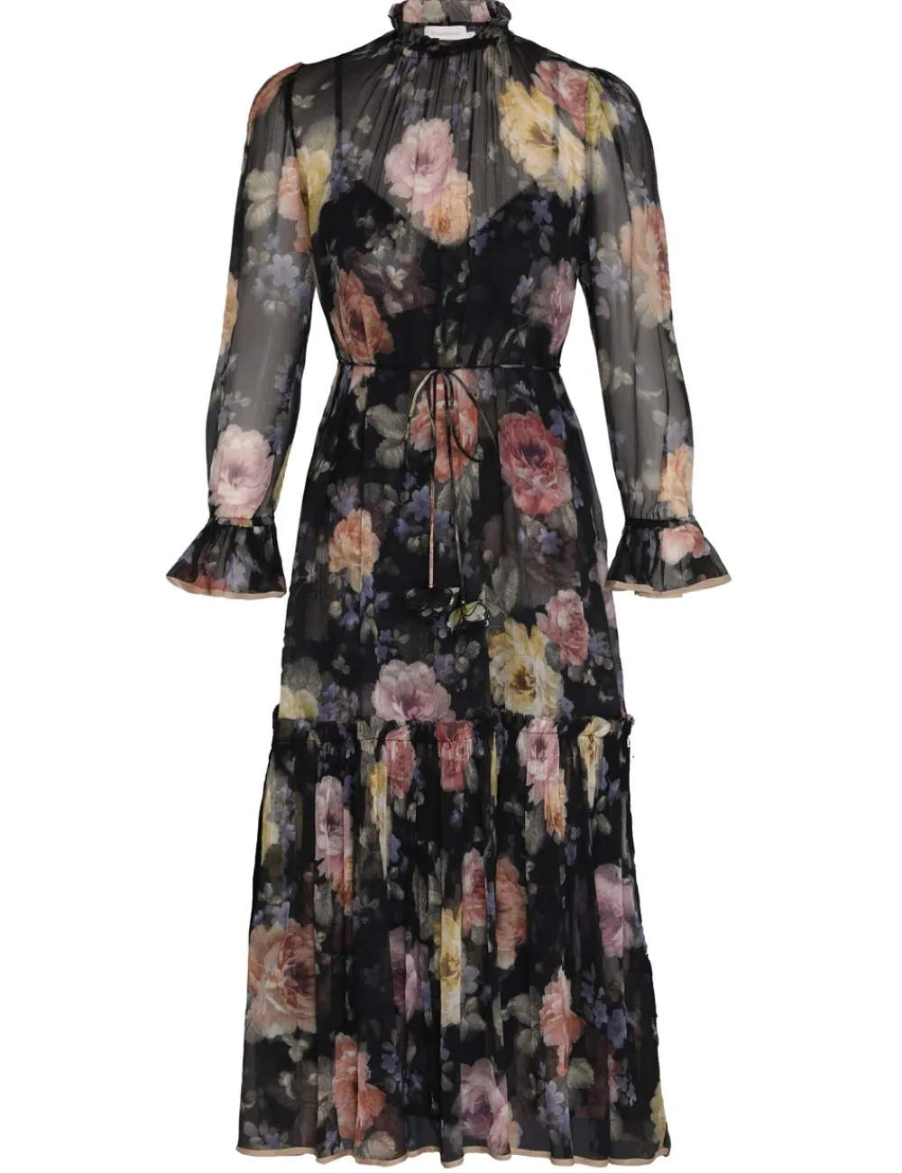ZIMMERMANN Luminosity Tubular Midi Dress-Women Dresses