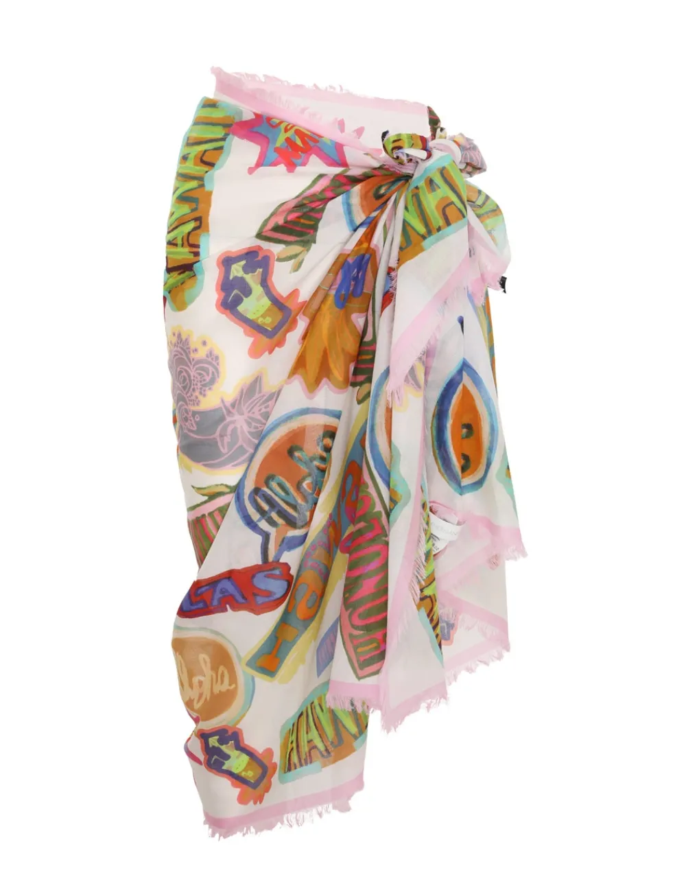 ZIMMERMANN Fringe Cotton Pareo-Women Towels & Pareos