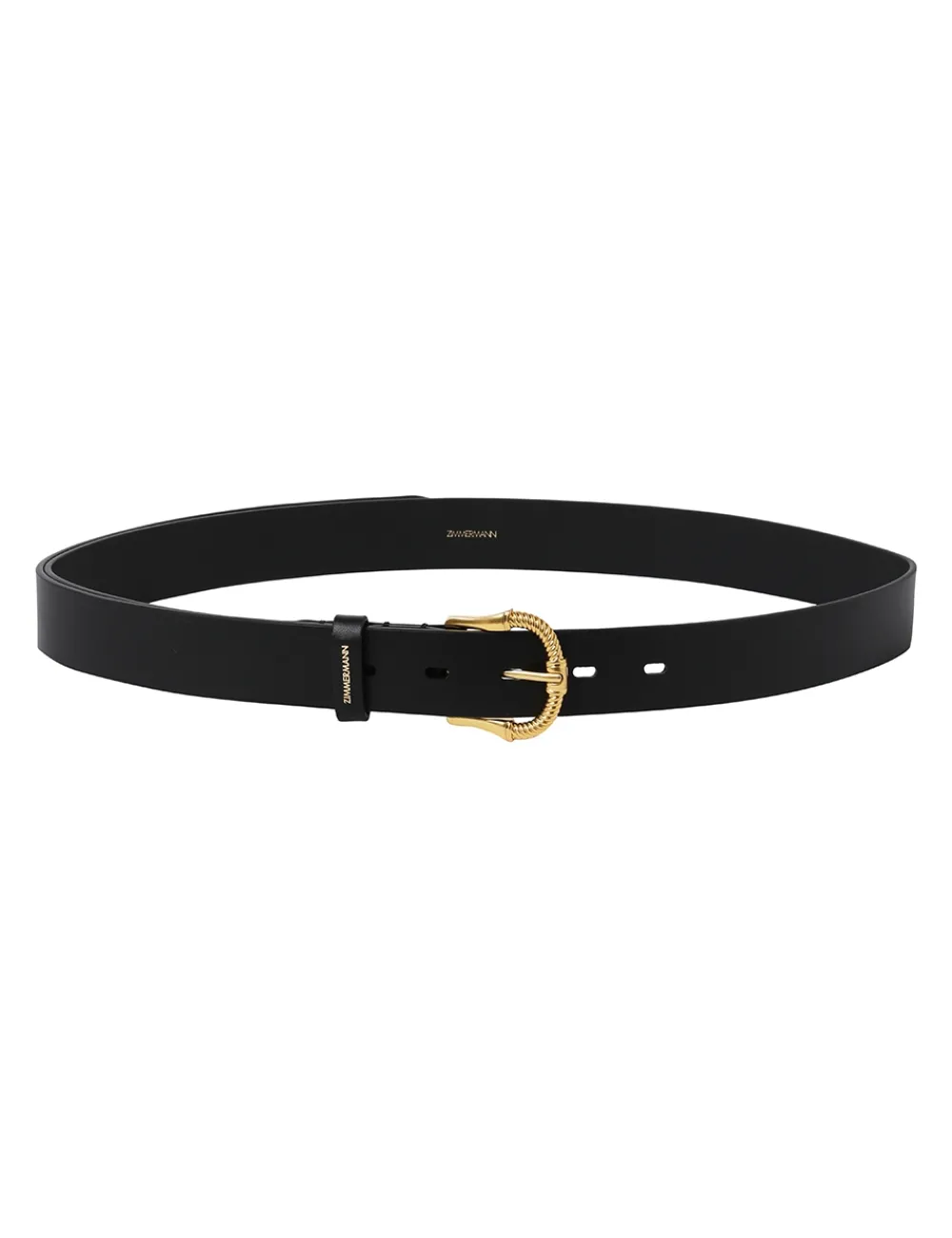 ZIMMERMANN Twisted Buckle Leather Belt 30-Women Belts