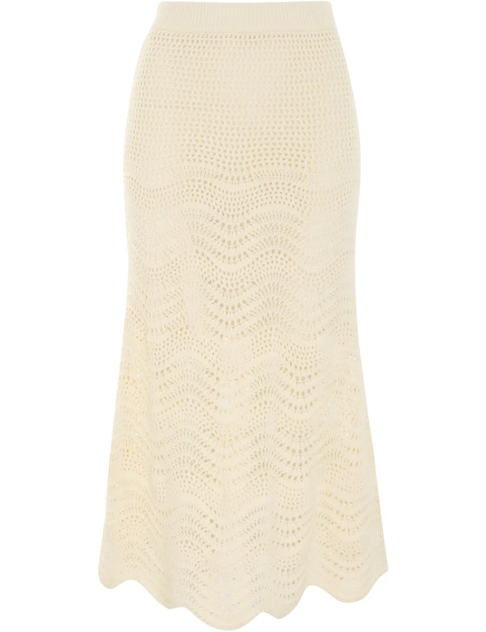 ZIMMERMANN Devi Textured Knit Skirt-Women Skirts