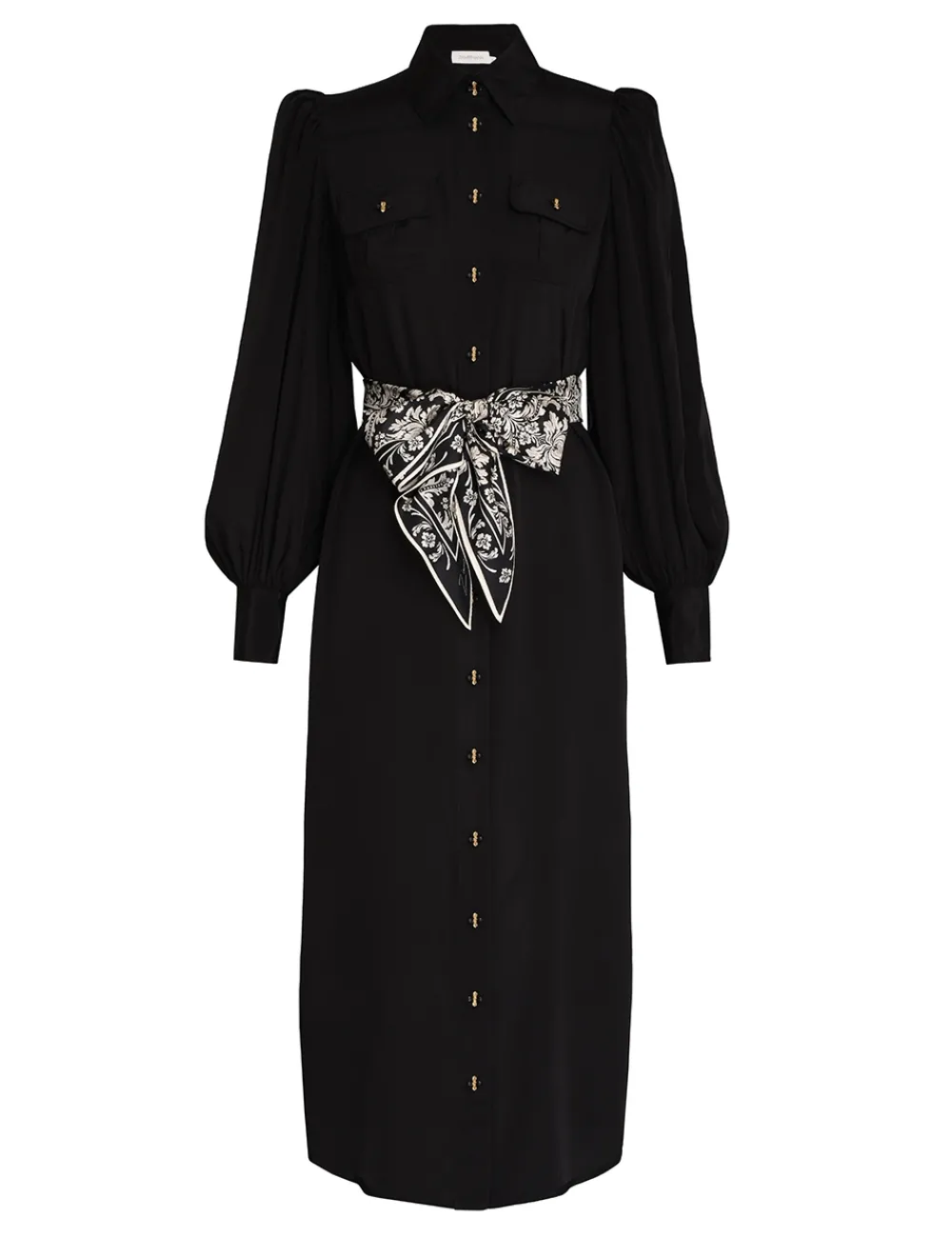 ZIMMERMANN Shirt Midi Dress-Women Luminosity