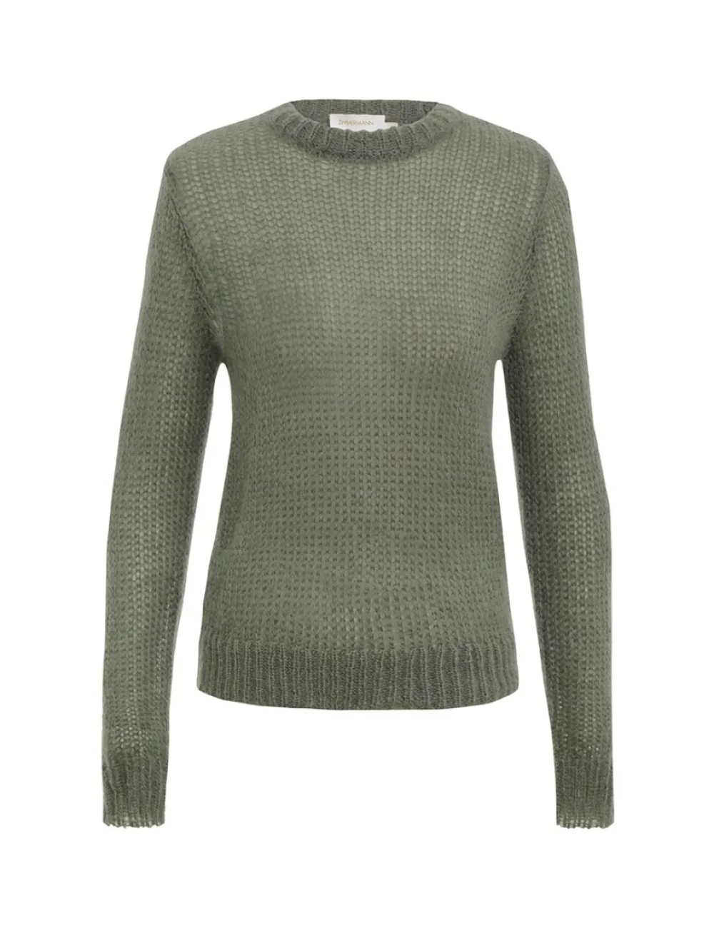 ZIMMERMANN Luminosity Crew Neck Sweater-Women Tops