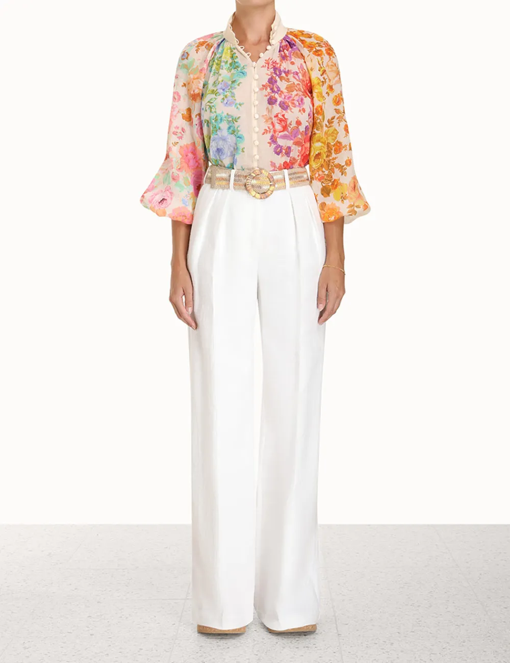 ZIMMERMANN Raie Billow Blouse-Women Tops