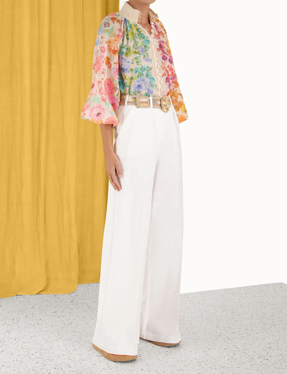 ZIMMERMANN Raie Billow Blouse-Women Tops