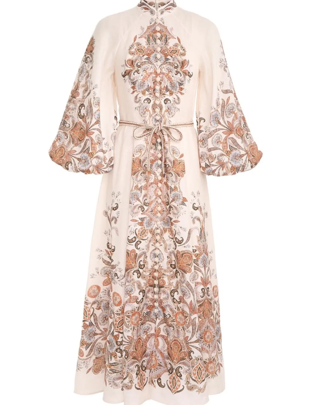 ZIMMERMANN Devi Billow Long Dress-Women Clothing