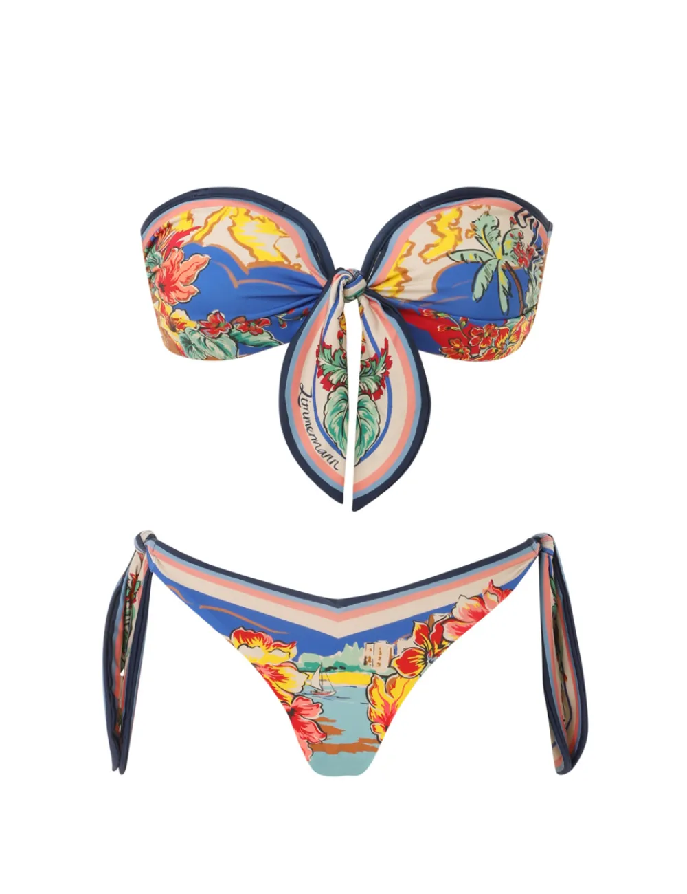 ZIMMERMANN Alight Scarf Tie Bikini-Women Bikinis