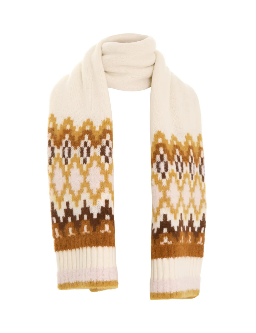 ZIMMERMANN Luminosity Fair Isle Scarf-Women Scarves