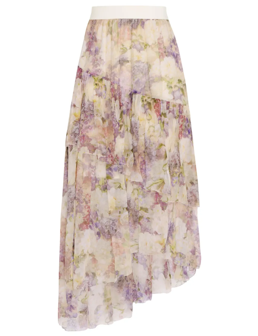 ZIMMERMANN Lyrical Asymmetric Skirt-Women Skirts