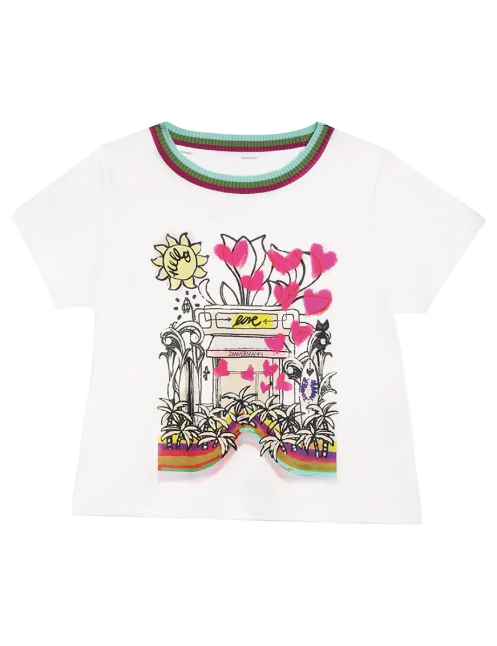 ZIMMERMANN Halcyon Shop Kids Tee-Women Clothing