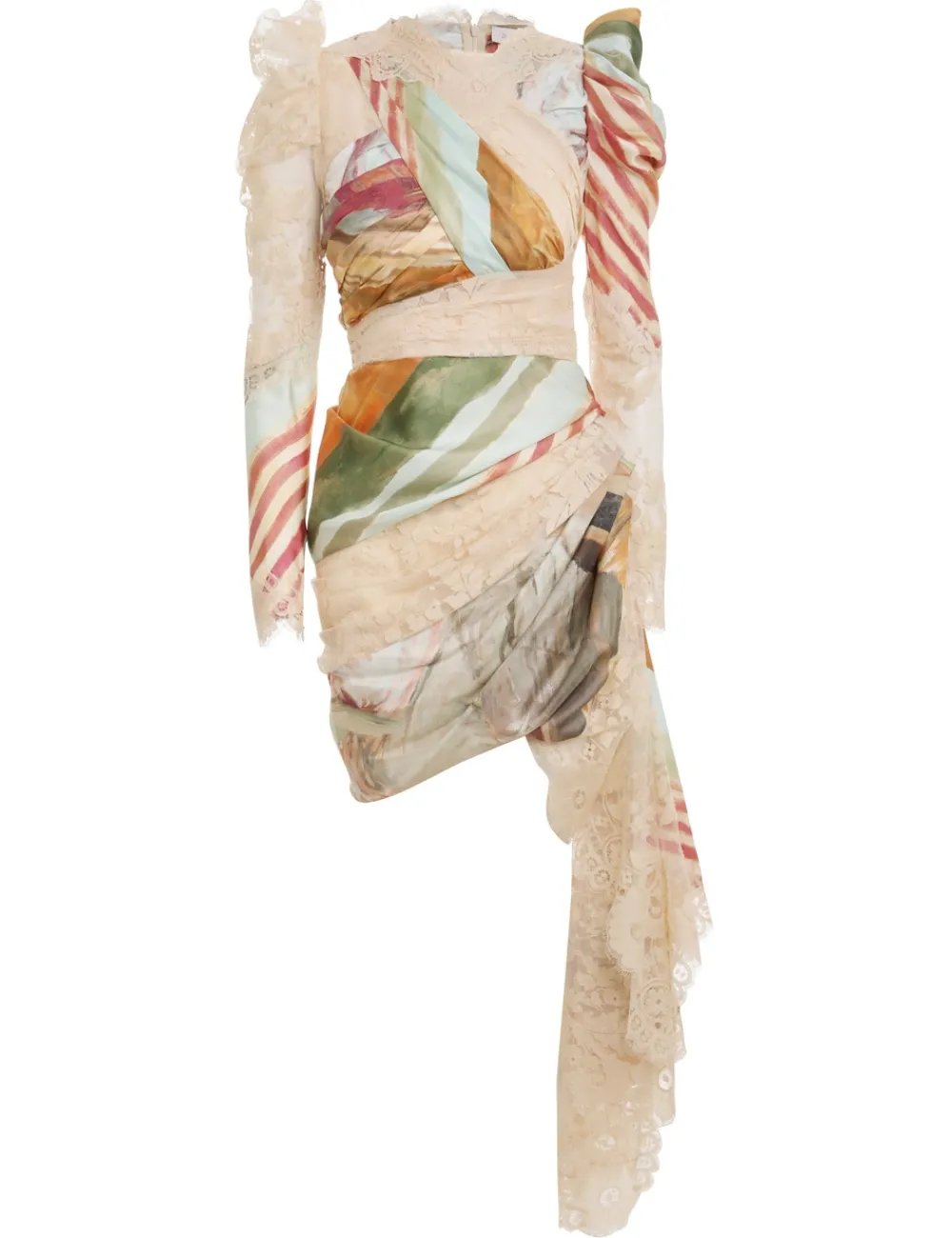 ZIMMERMANN Luminosity Lace Drape Mini-Women Clothing