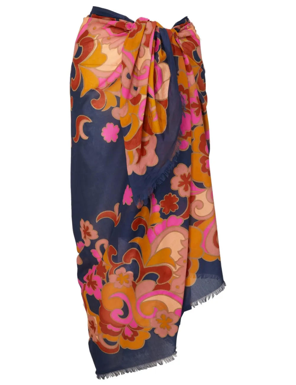 ZIMMERMANN Printed Cotton Pareo-Women Accessories