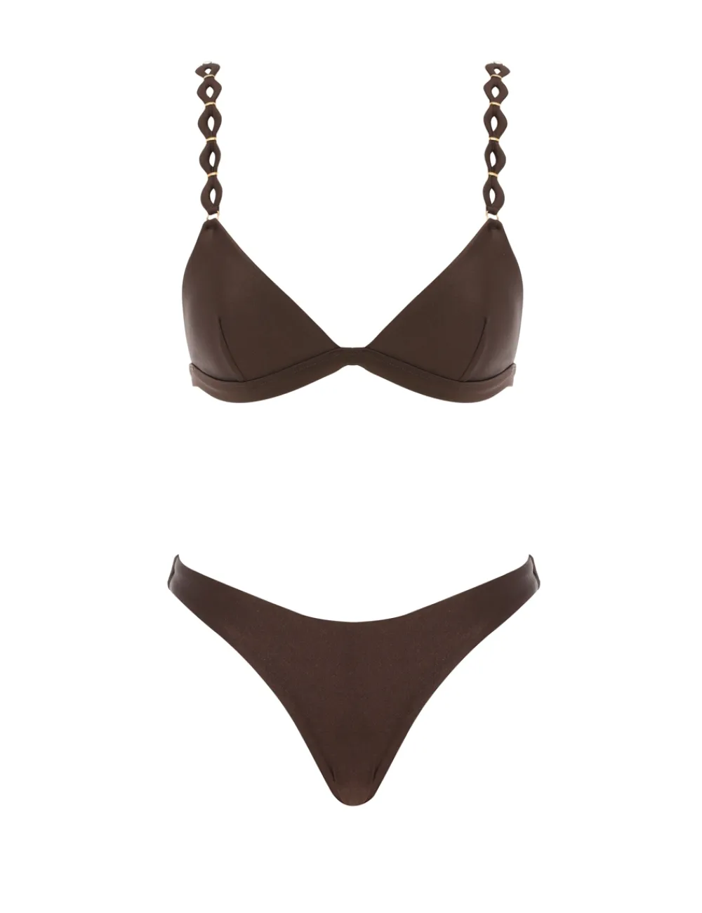 ZIMMERMANN August Diamond Trim Tri Bikini-Women Bikinis