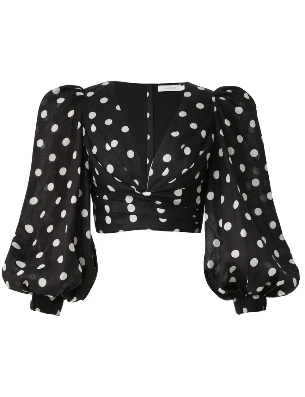 ZIMMERMANN Tuck Bodice Top-Women Tops