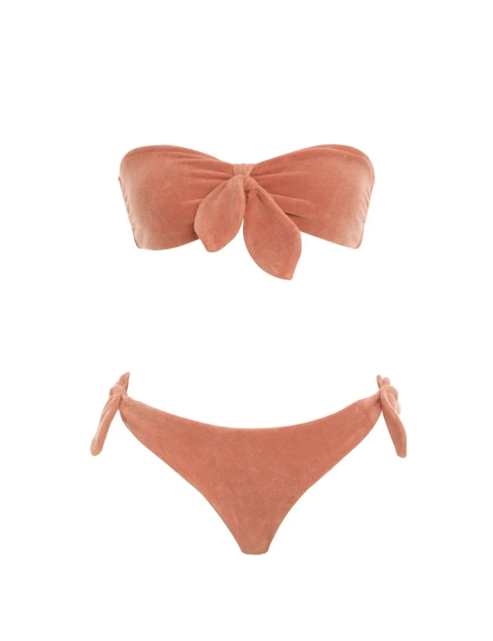 ZIMMERMANN Devi Terry Tie Bikini-Women Bikinis