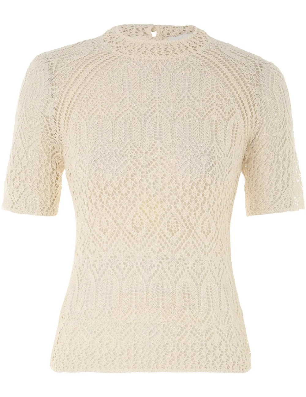 ZIMMERMANN August Lace Knit Tee-Women Knitwear