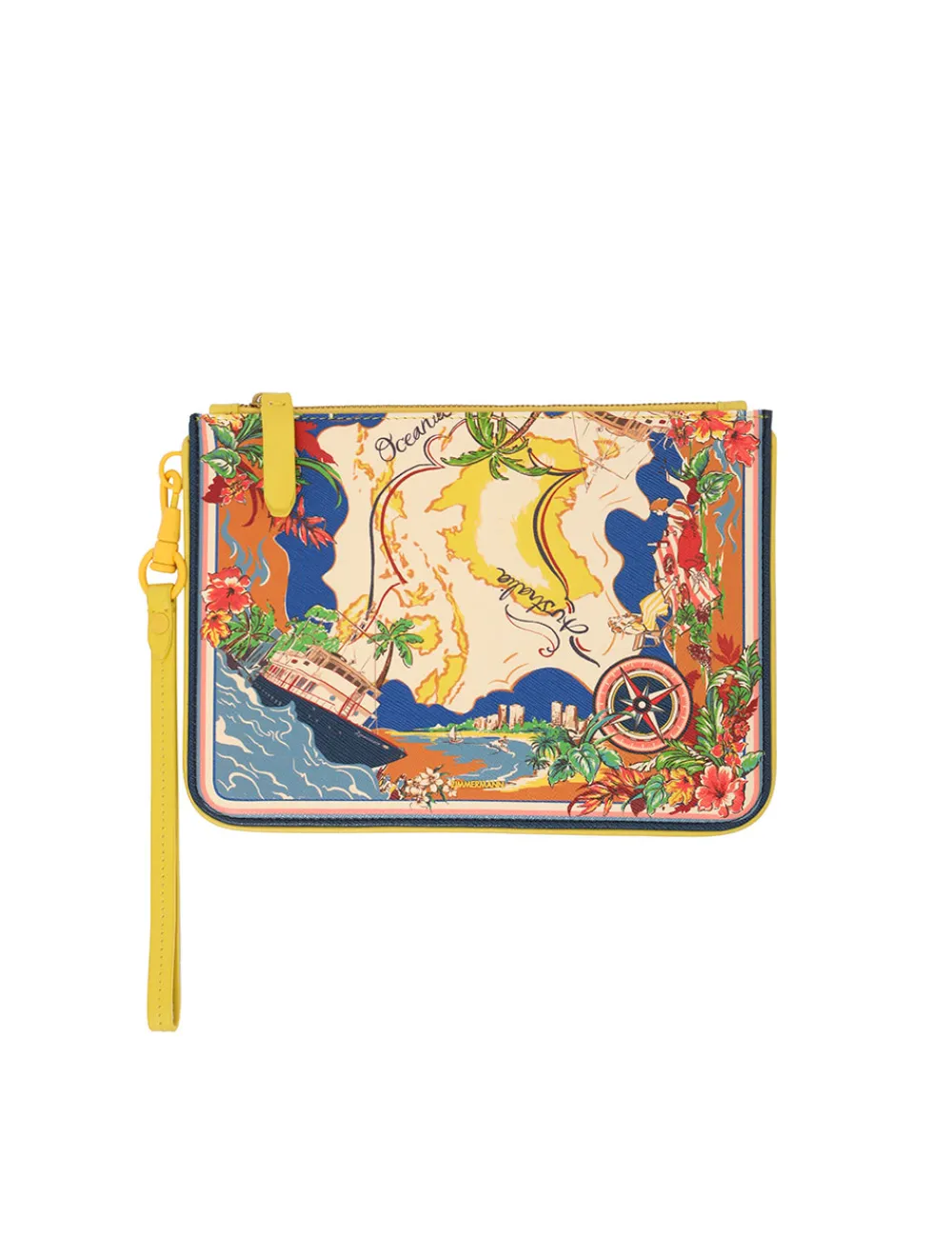 ZIMMERMANN Medium Printed Leather Pouch-Women Bags