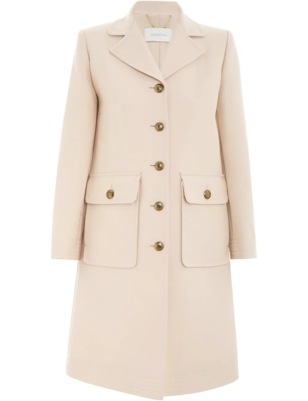 ZIMMERMANN Lyrical Patch Pocket Coat-Women Clothing