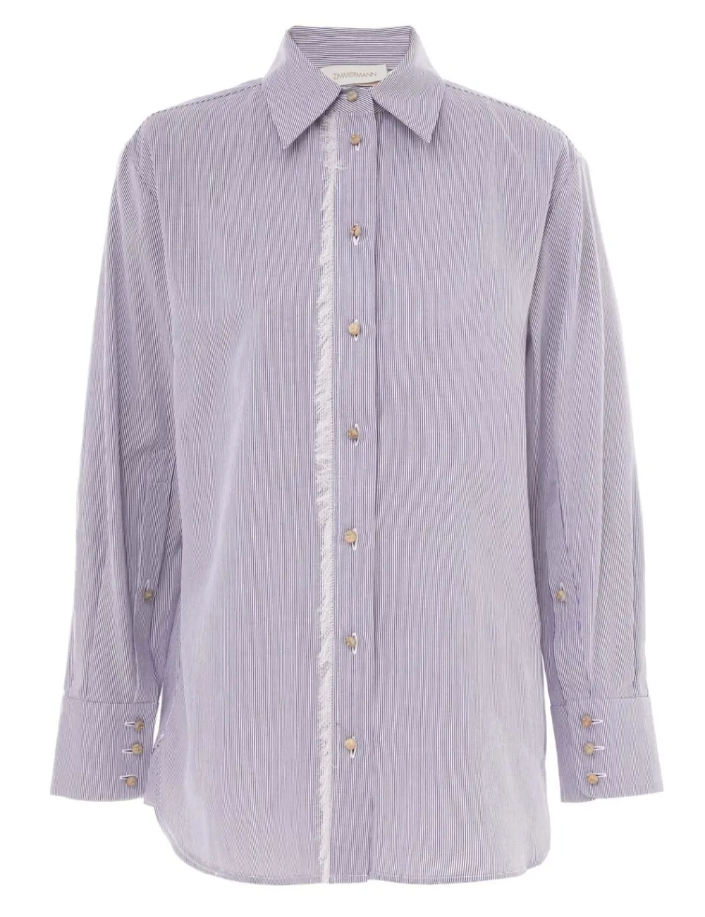 ZIMMERMANN Matchmaker Embroidered Shirt-Women Tops