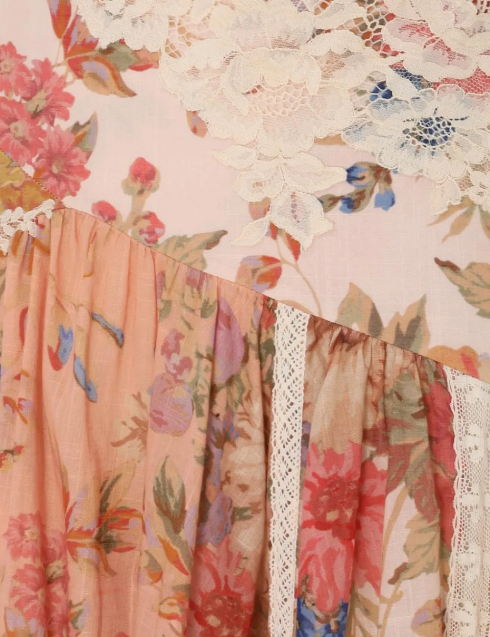 ZIMMERMANN August Asymmetric Skirt-Women Clothing