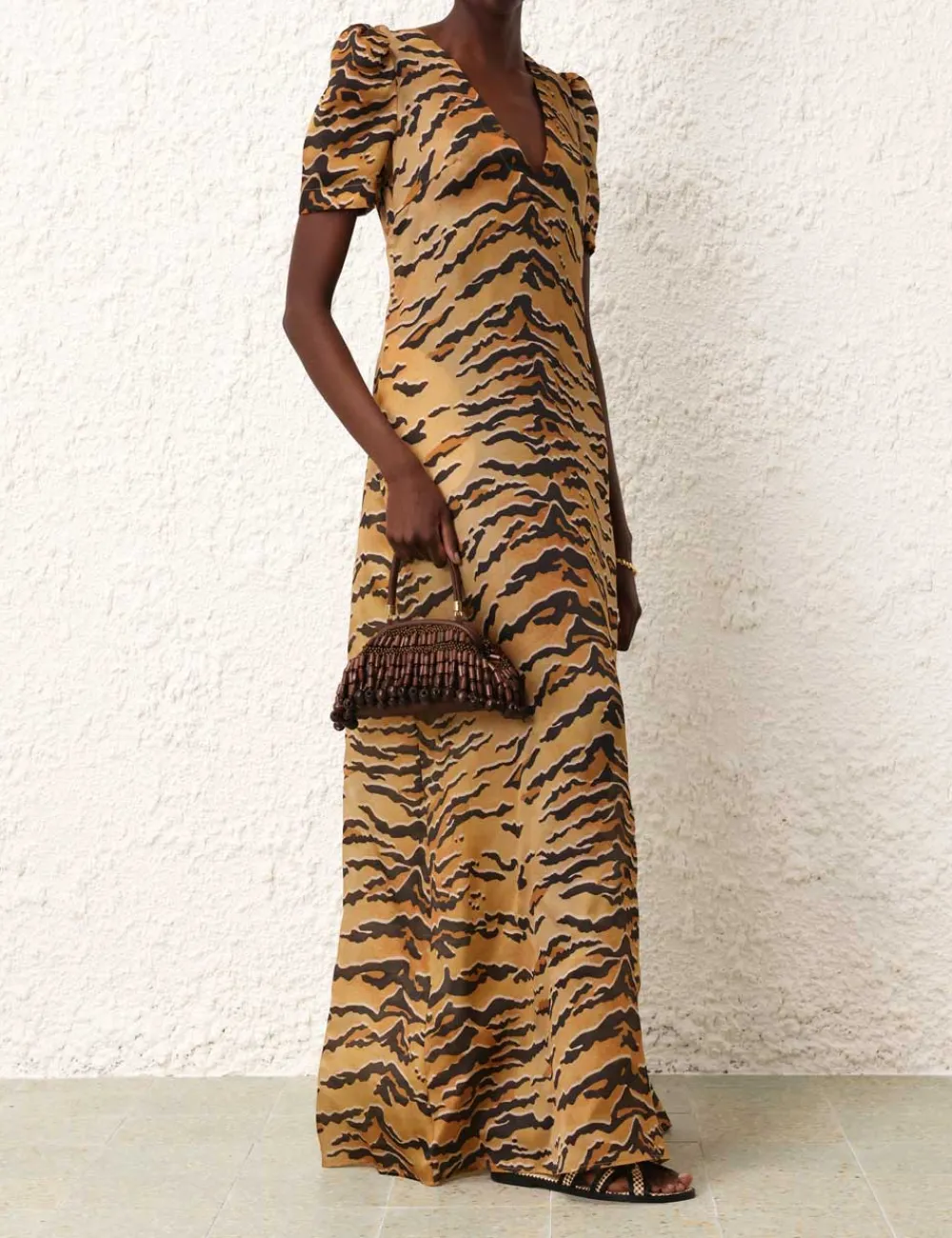 ZIMMERMANN Matchmaker Short Sleeve Maxi-Women Clothing