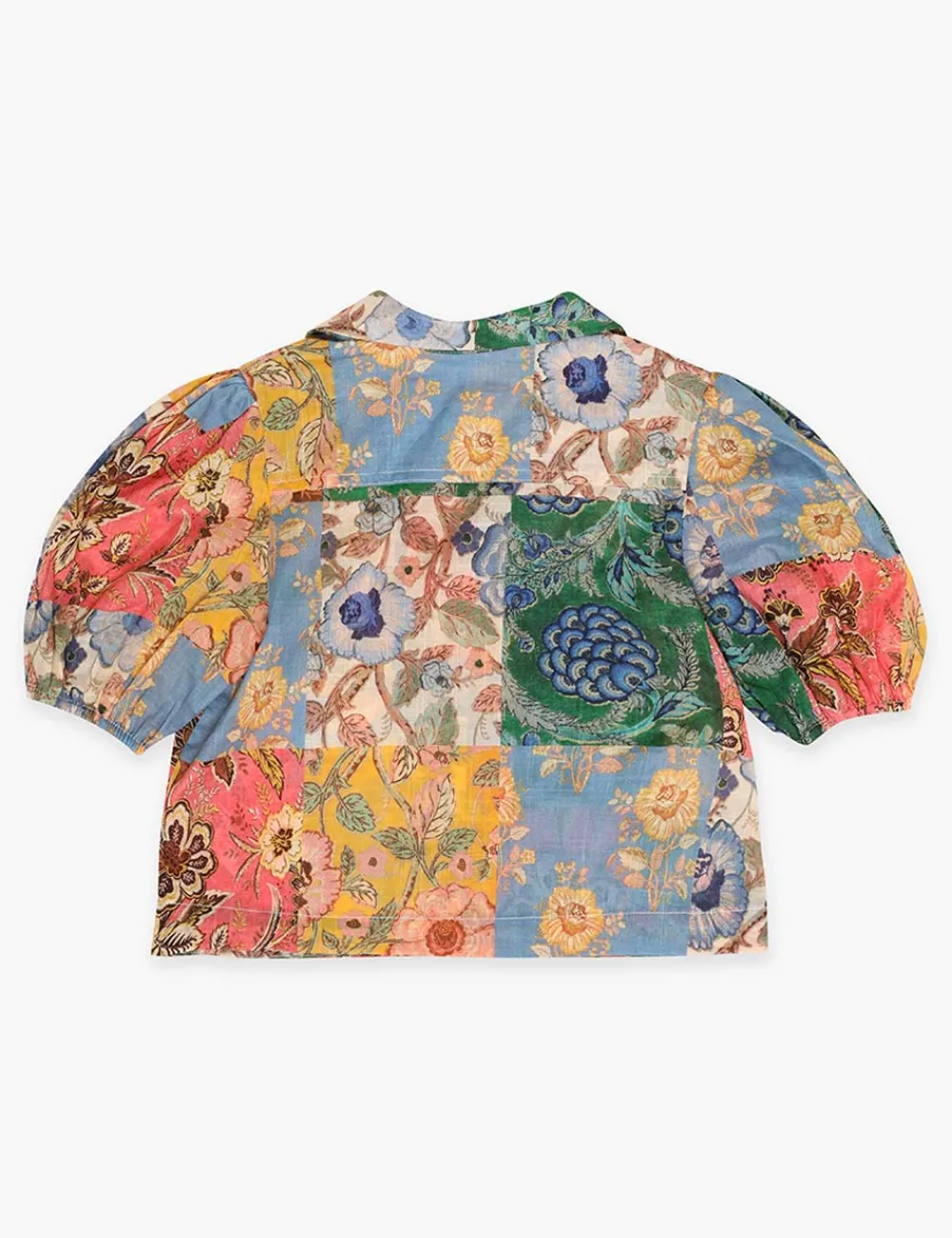 ZIMMERMANN Junie Puff Sleeve Shirt-Women Clothing