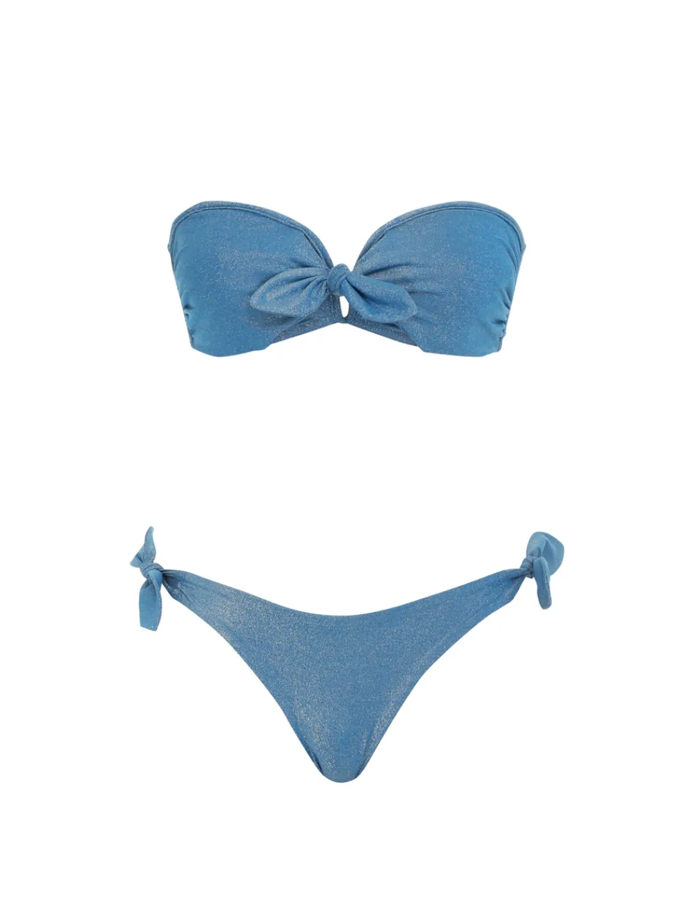 ZIMMERMANN Raie Lurex Tie Bikini-Women Bikinis