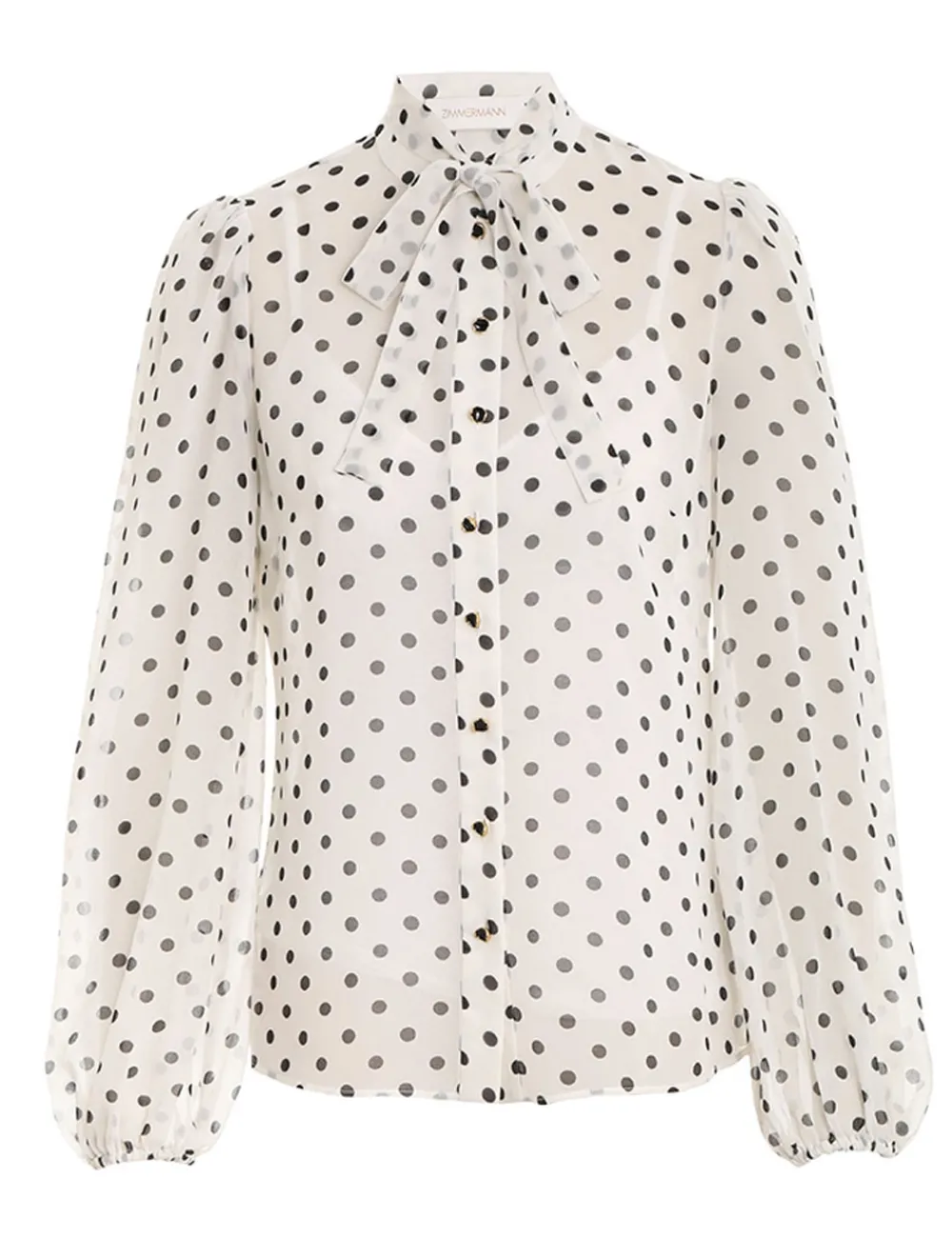 ZIMMERMANN Button Shirt-Women Luminosity