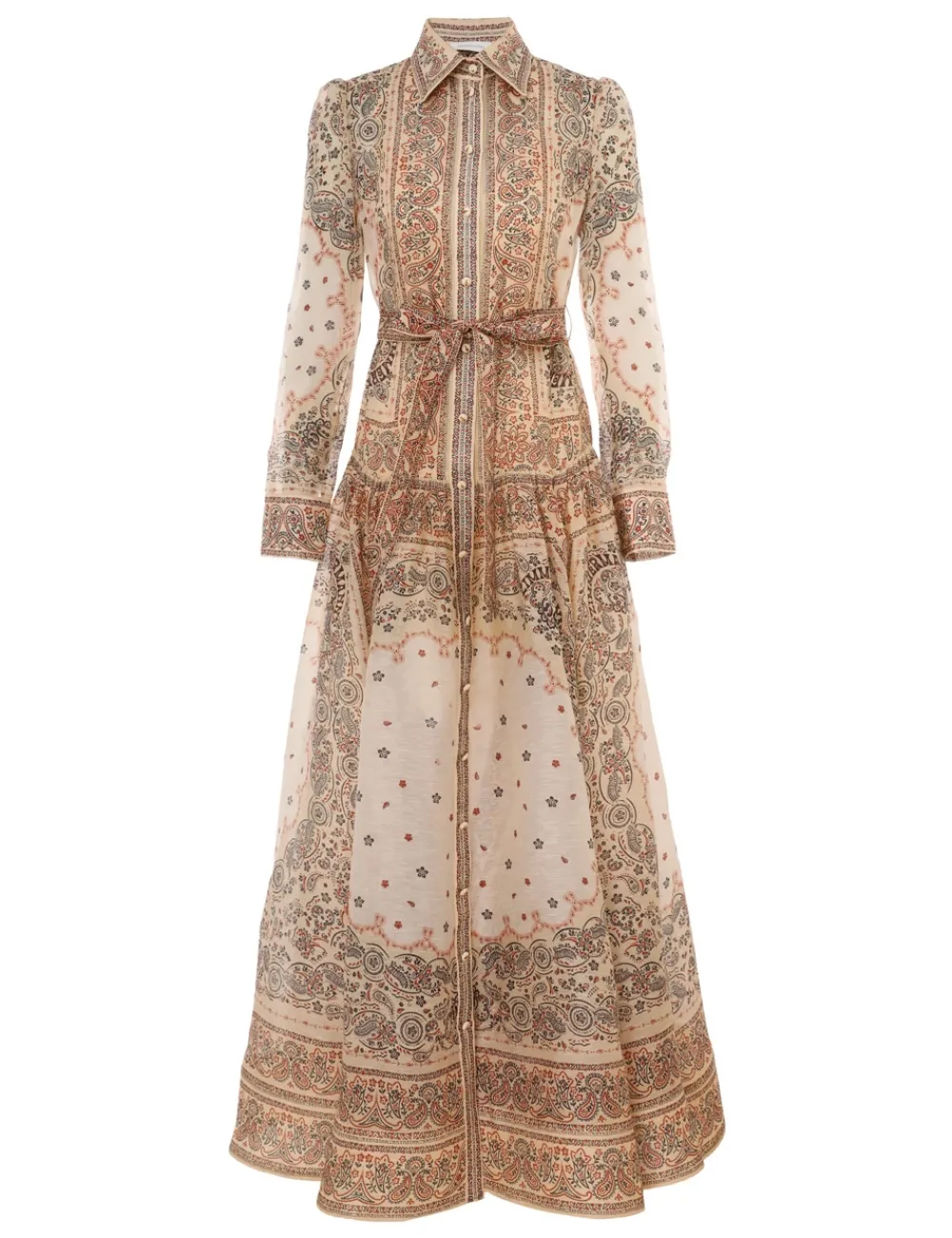 ZIMMERMANN Matchmaker Shirt Dress-Women Clothing